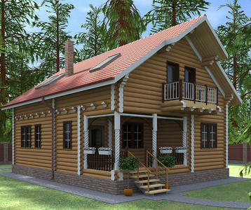 Купить дом из оцилиндрованного бревна, проекты деревянных домов из оцилиндрованного бревна